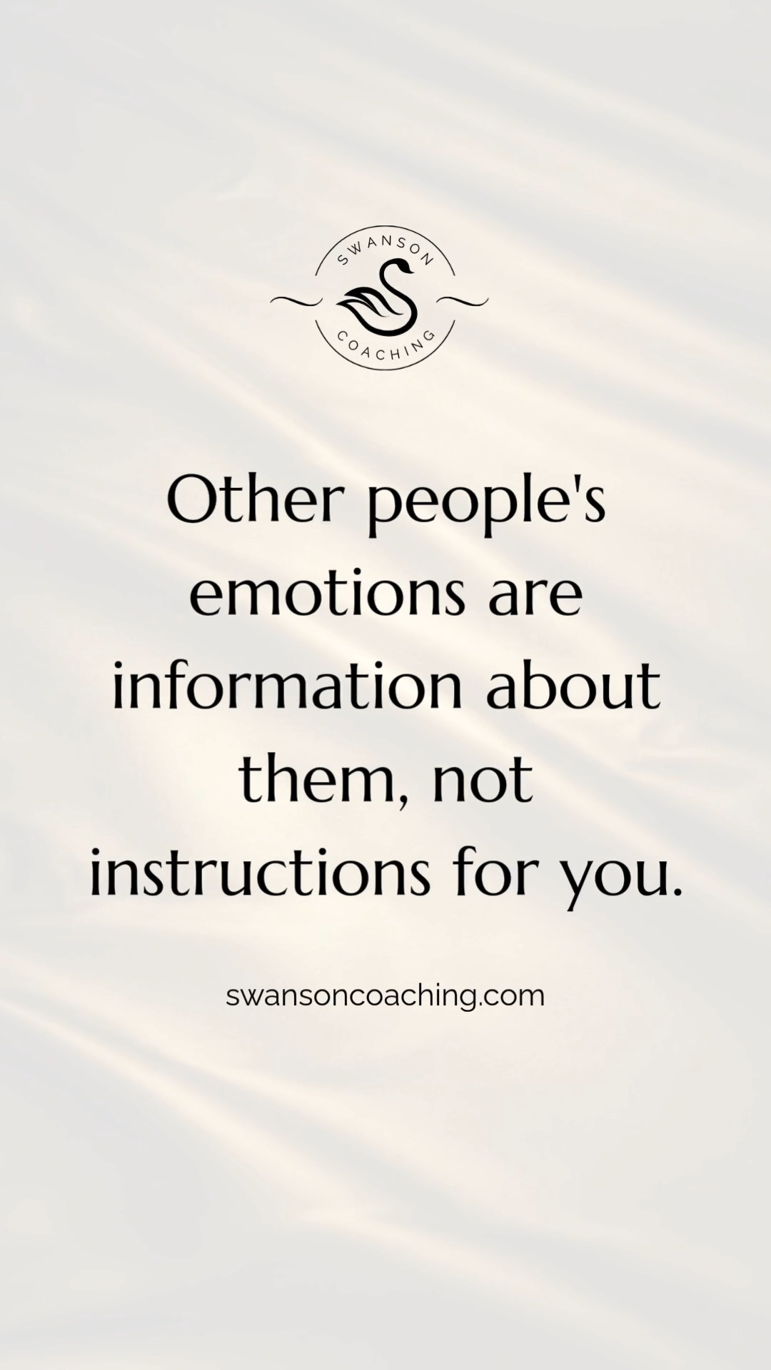 It's ok to feel emotions and listen to their messages, and, you don't have to follow their instructions.

Especially when they're coming from other people.

Get curious about emotions from others, and understand that they are NOT about you.

You don't have to do anything.

It's on them what they want to do with those emotions.

If you are feeling triggered or dragged in by someone else's emotions, or have been around someone who is emotionally reactive, this can be a lot.

Take care of YOU first and foremost, and find support if you can.

A trusted friend, spiritual advisor, therapist, or coach.

You are not alone.

💗

#emotions #selfcare #trigger #feelings #selfworth #boundaries #peoplepleasing