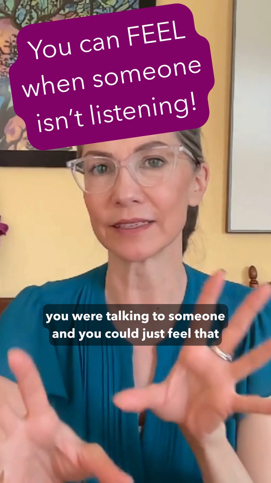 Have you noticed doing any of these things whilst someone else is talking:

1) you try to solve the other person's problem

2) you push them to a positive space instead of staying with them

3) you dismiss their experience

4) you make it about you

5) you start forming your response before the other person is done talking

Does any of this sound familiar?

For me, guilty as charged to all of the above before I started working on my listening skills.

I dive deeper into listening in my latest podcast episode - which is a 2-parter (divided it up because it was getting a bit long in the tooth). Subscribe so you don't miss part 2.

Link to my podcast "Beyond The Type", in bio.

#communication #listening #problemsolving #podcast #emotions