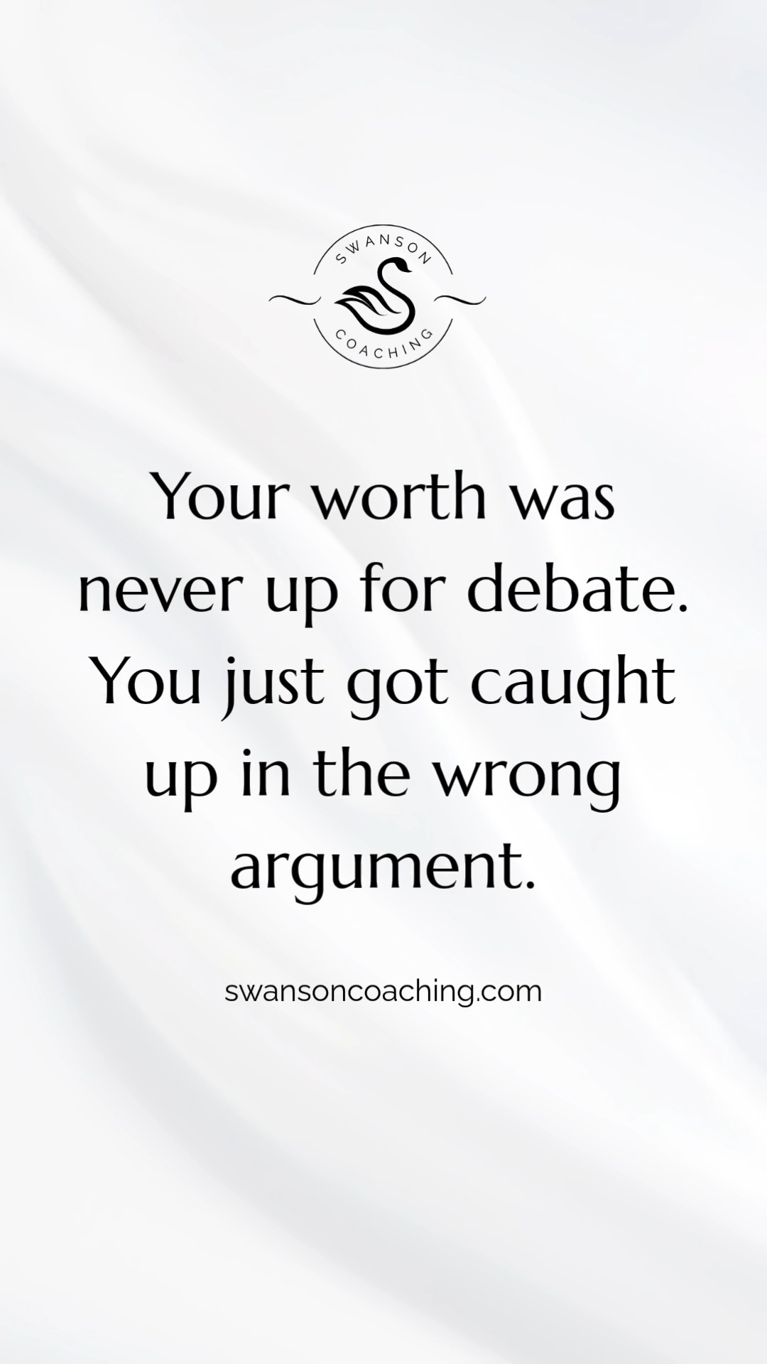 You ARE worthy, period, end of sentence. 💗