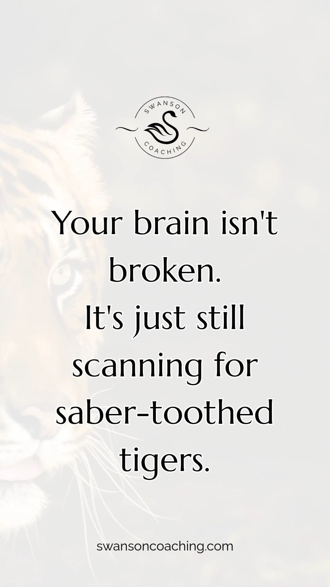 Our brains evolved to notice danger before it became fatal.  And that wiring was a good thing, as it kept our ancestors alive.

Unfortunately, it hasn't updated much since then, even though most of what we're facing today isn't exactly life-threatening.

An email that gets us spinning, a conversation we replay for the tenth time, a to-do list that follows us into the shower or keeps us awake until 2am.

None of these are saber-toothed tigers, and yet that same ancient, protective machinery treats them like one anyway.

So the mind reaches for the only tool it really trusts in a moment like that: control. 

It says:  If I think about it enough, prepare for every angle, understand it completely, I can keep myself safe.

The good part is that nothing is wrong with you - that's your brain doing exactly what it was built to do! /hat tip to the brain

The hard part is that it’s still using that outdated hardware in a world that doesn't quite match the one it was designed for.

I go deeper into this in the newest episode of Beyond the Type.  I talk about:

- why we overthink
- what's actually running the show underneath it
- what I believe is the real antidote (hint: it's not more thinking).

Link in bio if you want the full conversation.